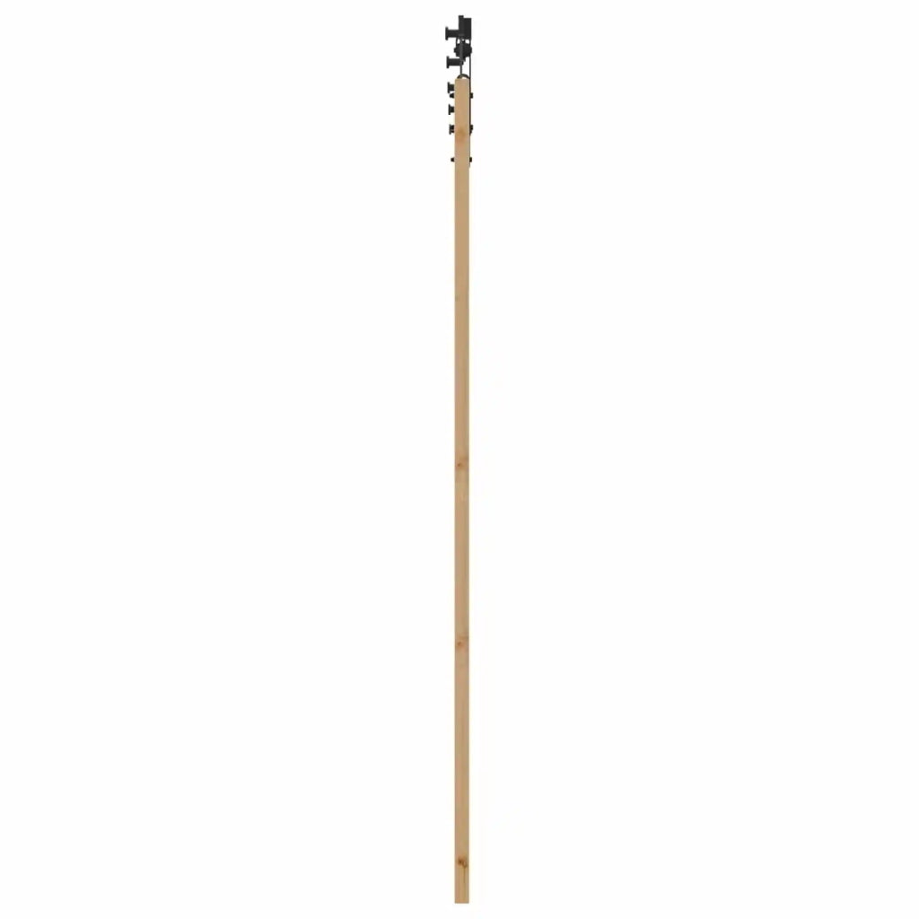 Porta scorrevole Naturale e Nero 86 x 211 cm 3445412