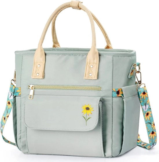 Lunchtas deluxe per donne - valvola di sfogo geisolata, impermeabile, con cinturino rimovibile, ideale per il lavoro o un picnic