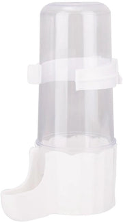 Dispensatore automatico per acqua per animali domestici - Dispensatore per uccelli - Filtro automatico per pappagalli - Translucido/Verde - 14 x 9,2 cm - Bacino per bere - Bacino per cibo per uccelli