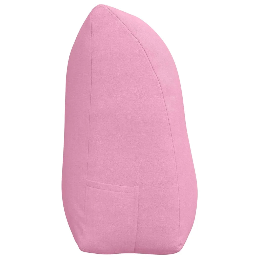 Cuscino per Schiena Rosa 100 x 24 x 50 cm Tessuto 42014456