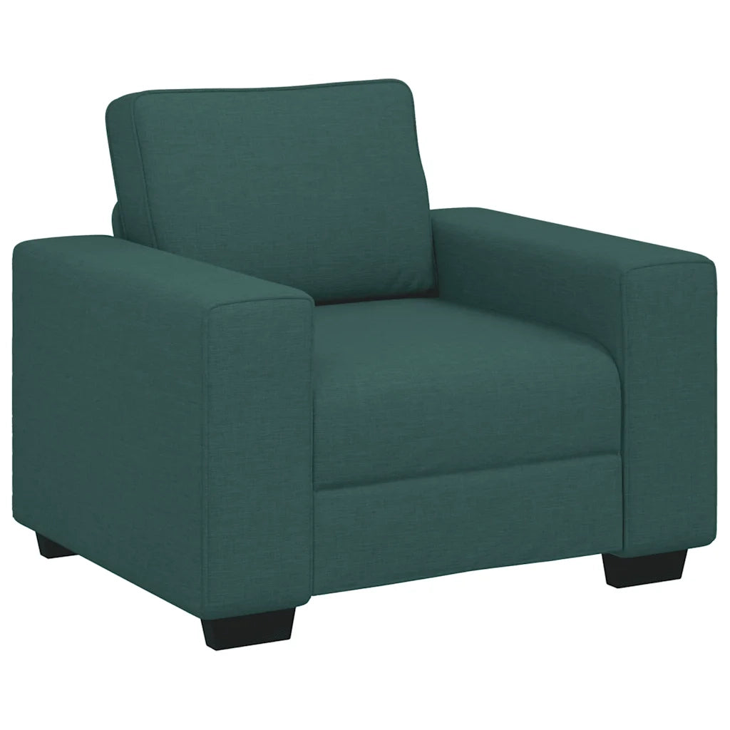 Poltrona Verde Scuro 100x77x82 cm in Tessuto 4105151