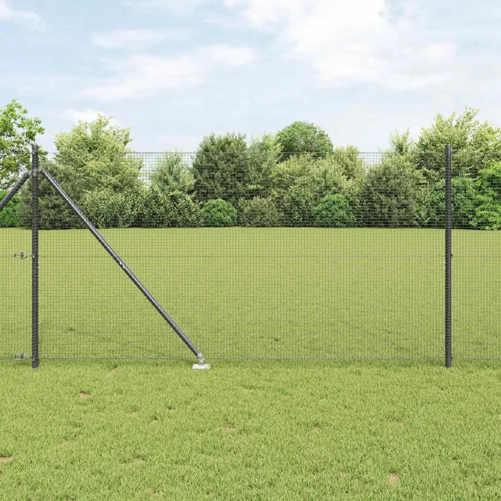 Palo della recinzione Grigio 50 x 1,2 m (rete 16 x 16 mm)
