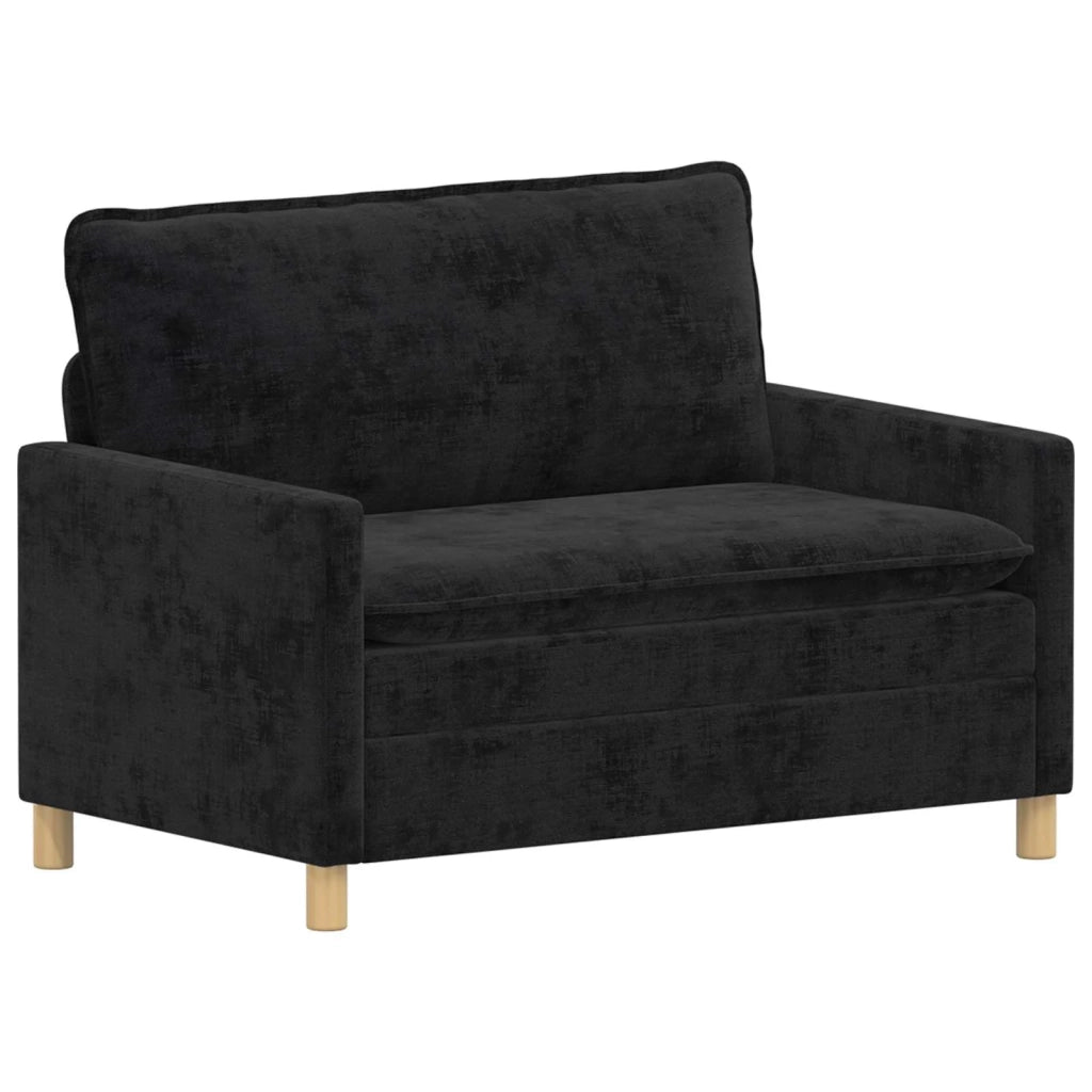 Set di divani 2 pcs Nero Poliestere 3417050