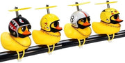 Autoornamento eend con elica e casco, decorazione per bambini, animale per auto e bicicletta