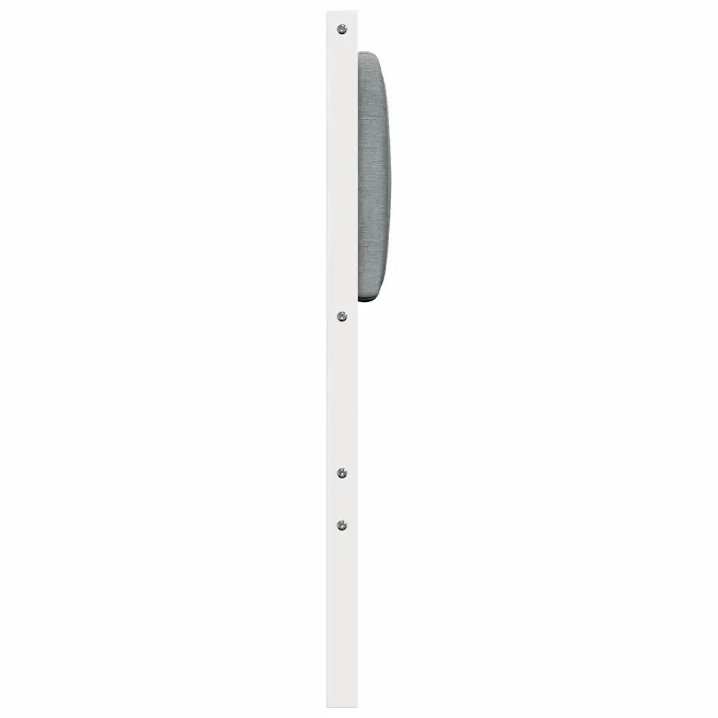Testiera imbottita con testiera Bianco 180 cm Pino massello 879053