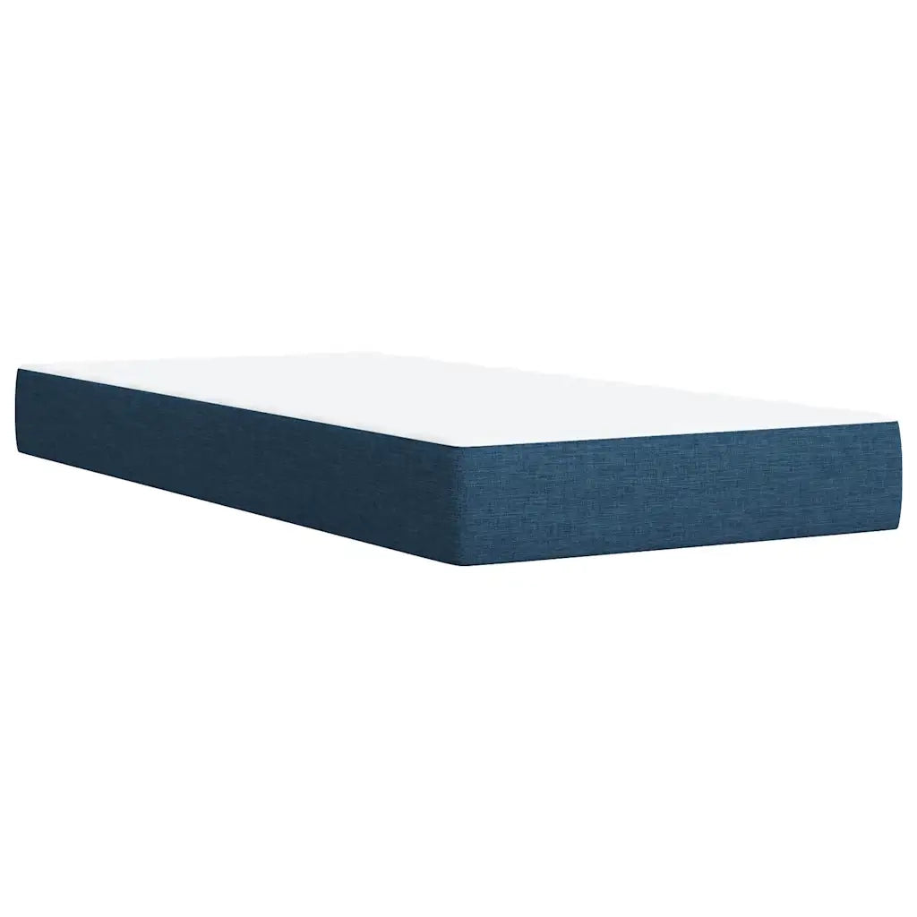 Giroletto a Molle con Materasso Blu 100x200 cm in Tessuto 3288119