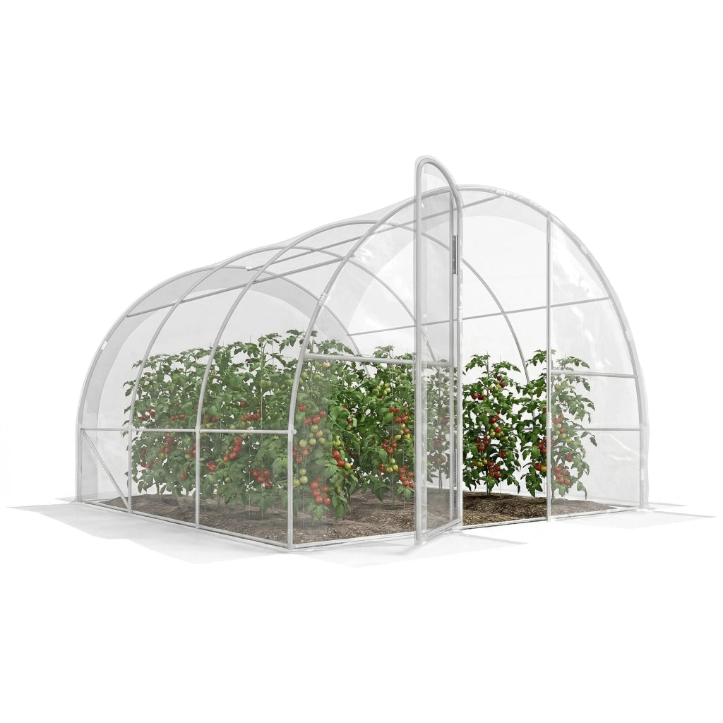 Serra da giardino tunnel 3x3x2 m ¨C Minimal ¨C 9 m2 con porta a cerniera