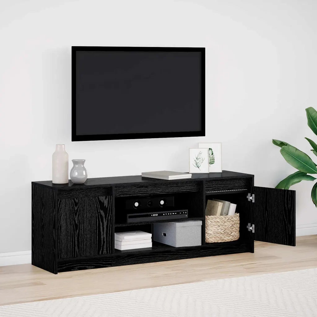 Unit¨¤ TV | Armadietto TV | Mobile Porta TV Nero 139,5 x 34 x 50 cm Legno multistrato