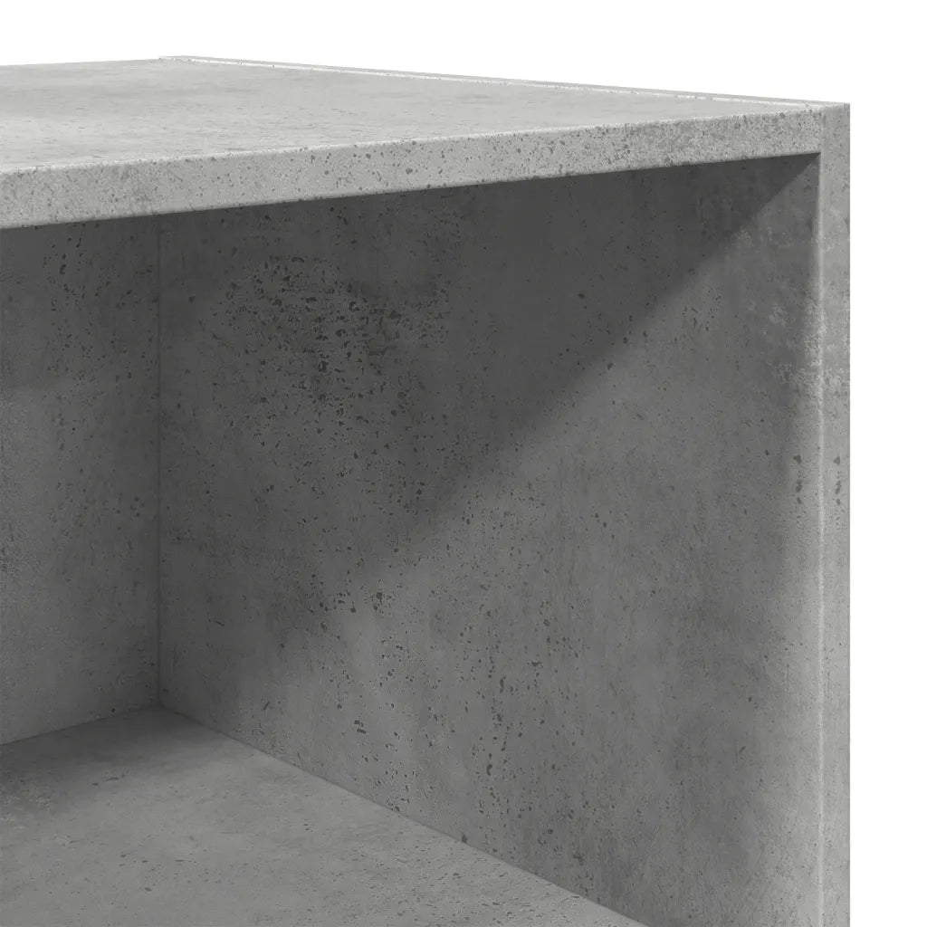 Credenza | Madia | Buffet da pranzo | Armadio da pranzo Grigio Cemento 45x41x185 cm in Legno Multistrato