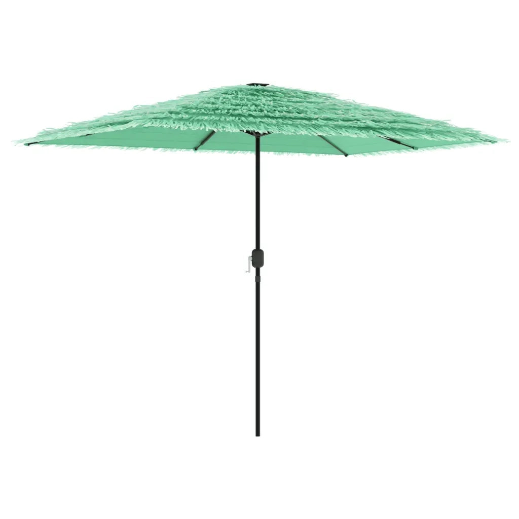 Ombrellone Giardino-Ombrello da Balcone con Palo in Acciaio Verde 300x200x250 cm