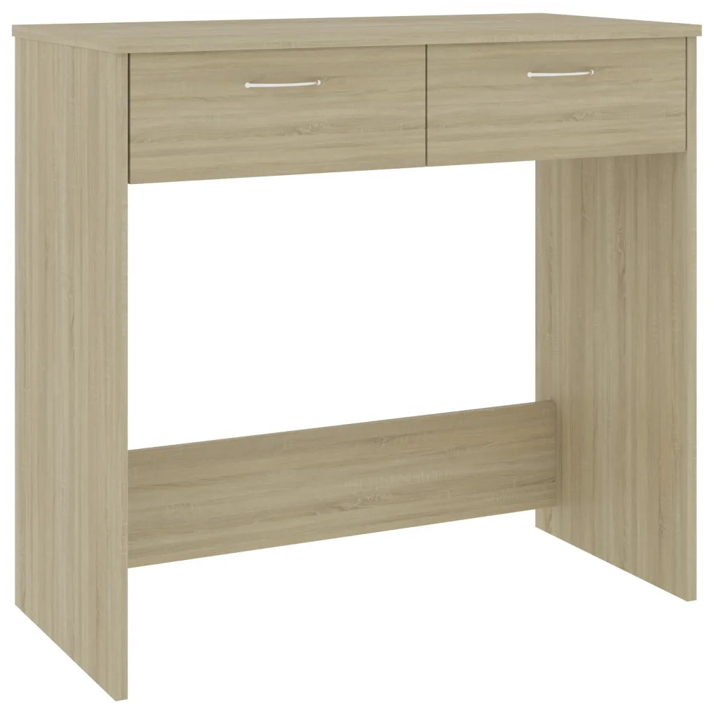 Scrivania | Tavolo da Ufficio Rovere Sonoma 80x40x75 cm in Legno Multistrato