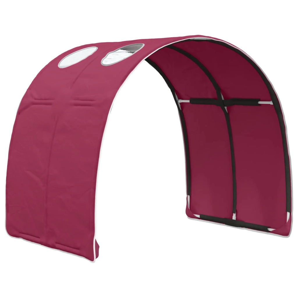 Tunnel per Letto 2 pz Rosso 211 x 67.5 x 2 cm Poliestere CFW1672877