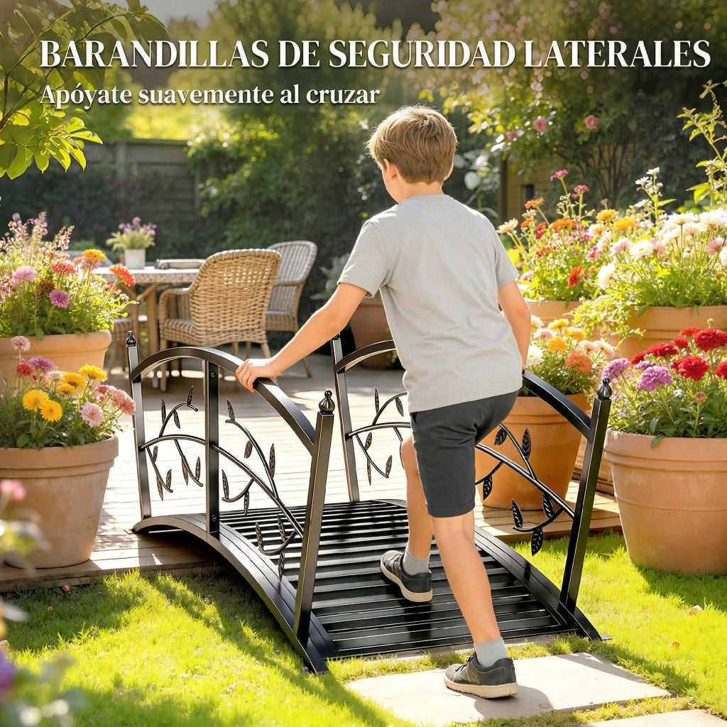 Ponte da Giardino ¨C Minimal ¨C Nero 1.2 m