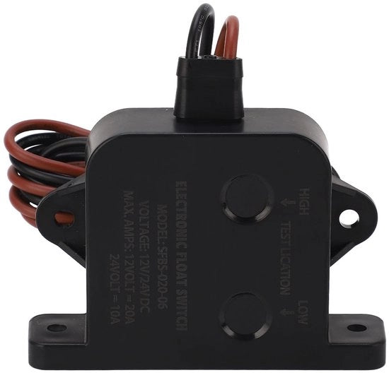 Pompa di acqua per campo elettrico - Sensore di livello dell'acqua automatico - Compacto e efficiente - DC 12V/24V - Ideale per acquari e fontane...