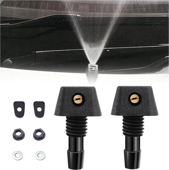 2 pezzi di gettatore universale automatico per lavavetri - scarico con uscita d'acqua, gettatore a colonna verticale, kit di sostituzione per gettatori di lavavetri.