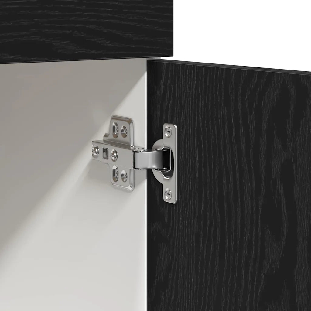 Armadio pensile Rovere Nero 80 x 31 x 81,5 cm Legno multistrato 863277