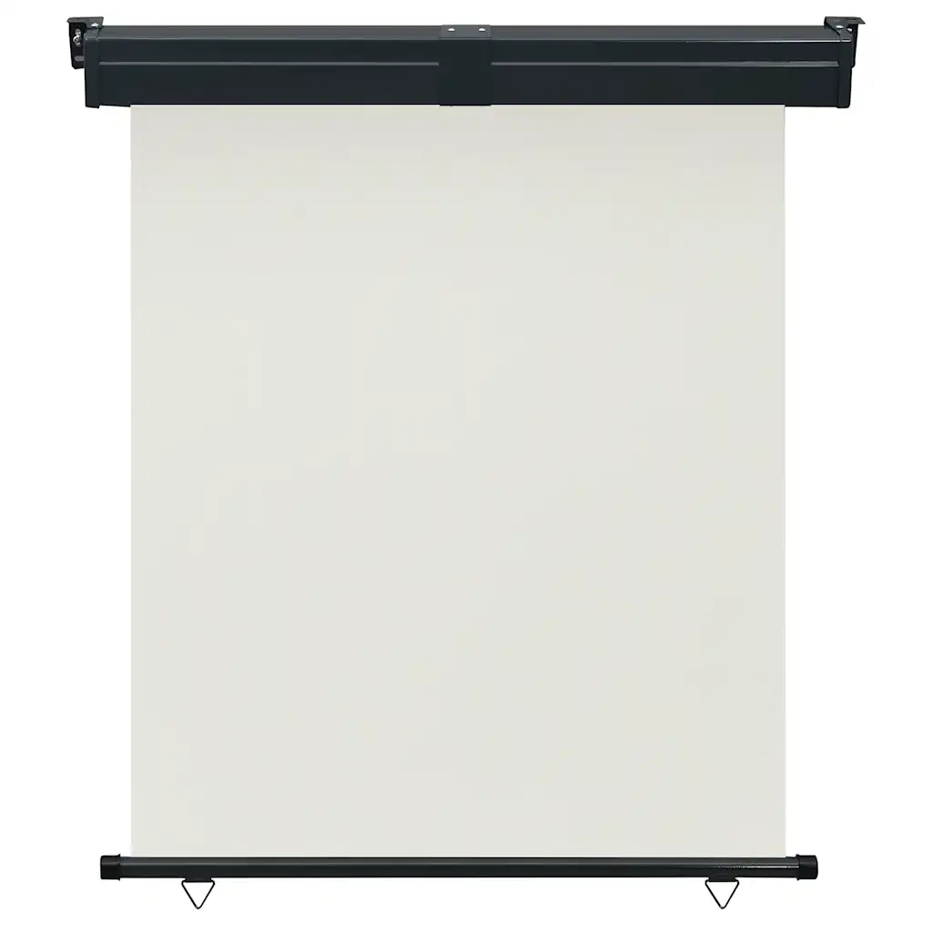 Tendalino Laterale per Balcone-Tenda da Sole Laterale per Patio 145x250 cm Crema
