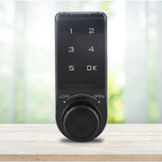Sistema di Sicurezza Elettrico Codificato - Cassetto Digitale - Sicuro e Sostenibile - Dimensioni di Montaggio L=20 - Tastiera con Password - Adatto per Armadi