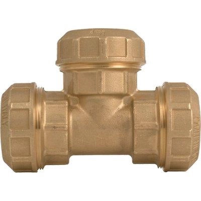 TEE A COMPRESSIONE PN25 730 ITAP - OTTONE MM 20X20X20- 6 pezzi