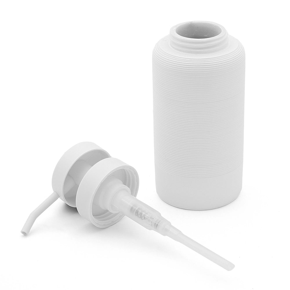 Dispenser sapone liquido in poliresina bianca Marica