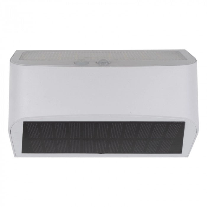 Applique solare LED 6W 4000K bianca PIR 2 modalità Ecolight