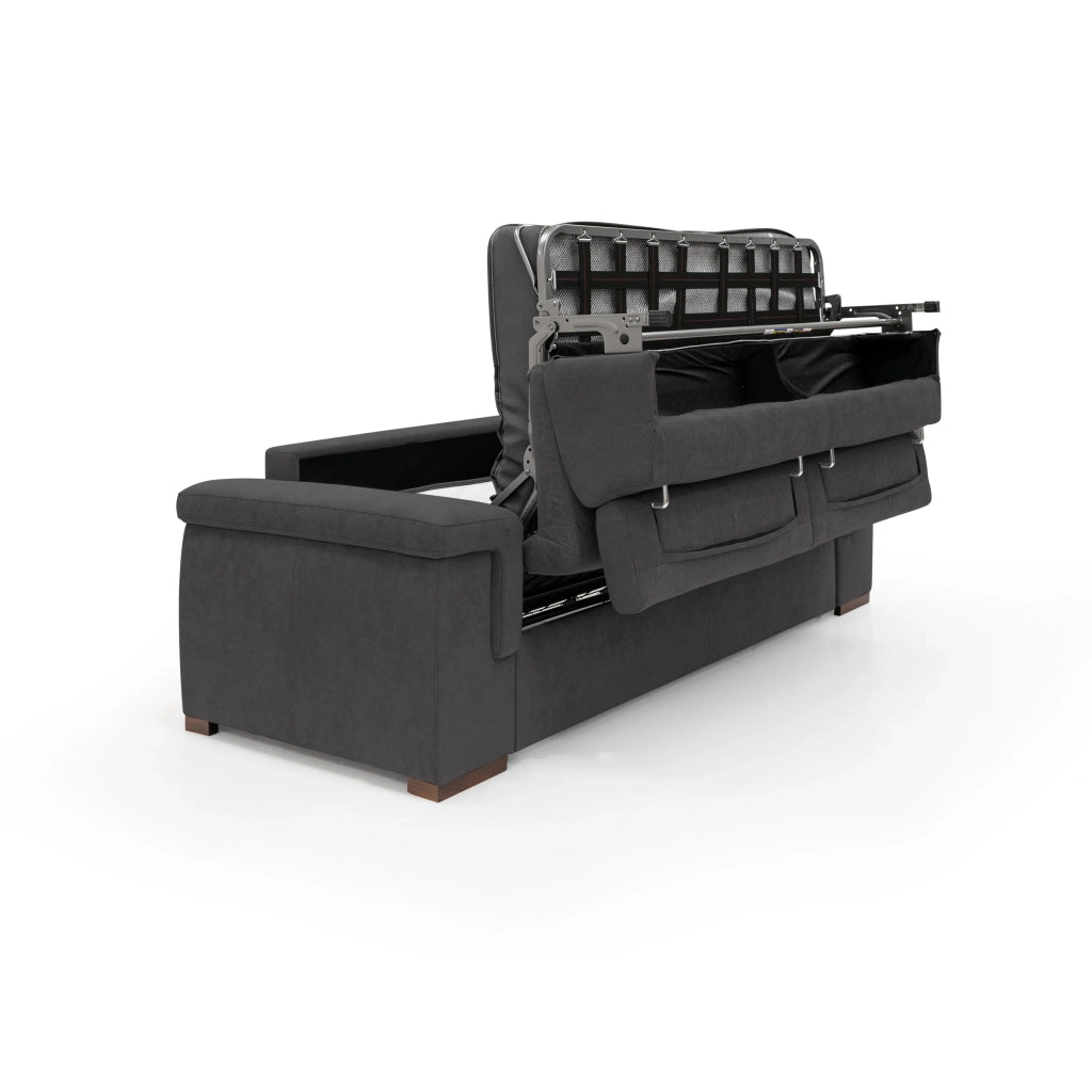Giunone Divano letto mat. H18 240 cm (mat. 160x197 cm) nero
