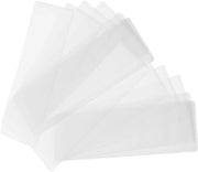 Hoezze per libri 20 pezzi - Copertine trasparenti PVC - Impermeabili - Leggere - Resistenti - Dimensioni 18x6 cm - Copertine per cartelle