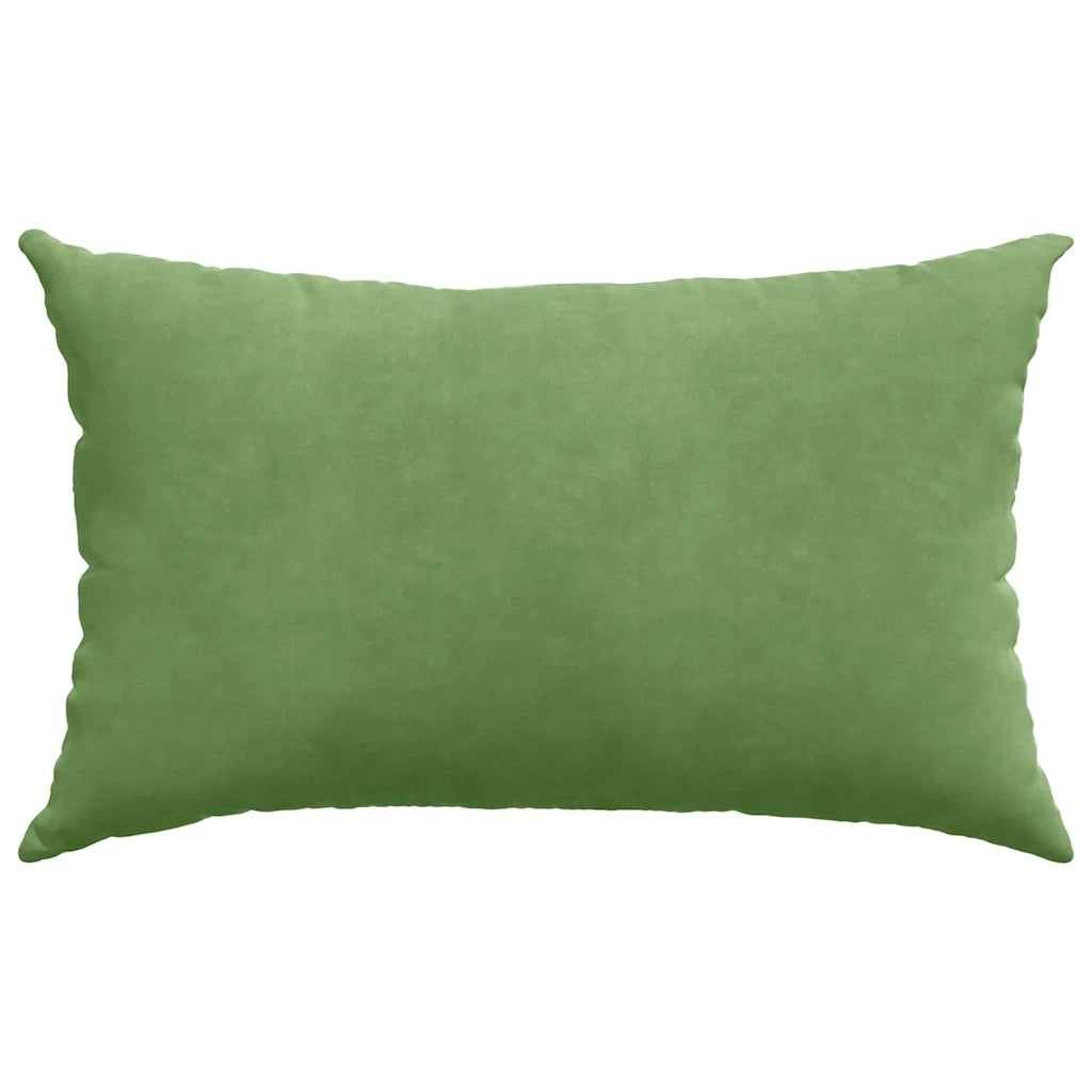 Cuscini da Divano 2 pz | Cuscini per sedie Verde chiaro 50 x 30 cm