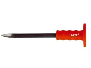 SCALPELLO DA MURATORE A PUNTA CON PARAMANO- - ø mm.16x250 - 6 pezzi ALTE
