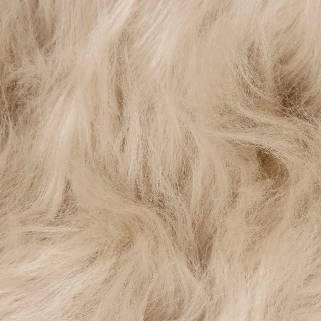 Tappeto in finta TAFALLA Beige 60 x 90 cm Poliestere 42021497