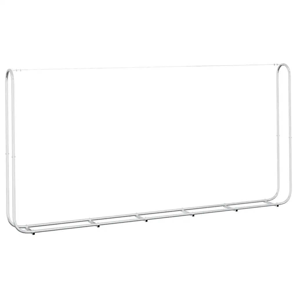 Rastrelliera per Legna 300x25x150 cm in Acciaio Zincato 4100707
