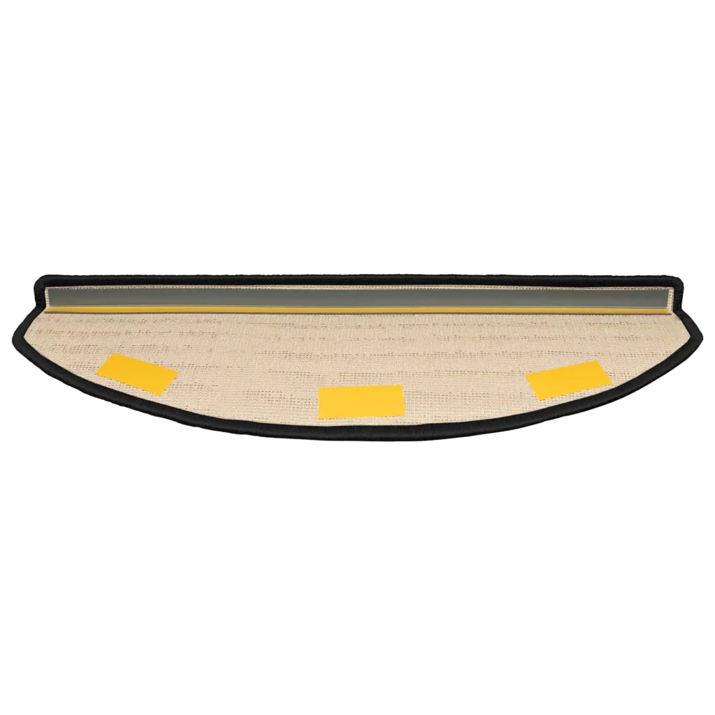 Tappetini per scale autoadesivi Semicircolare 15 pz | Gradini per Scale Antracite