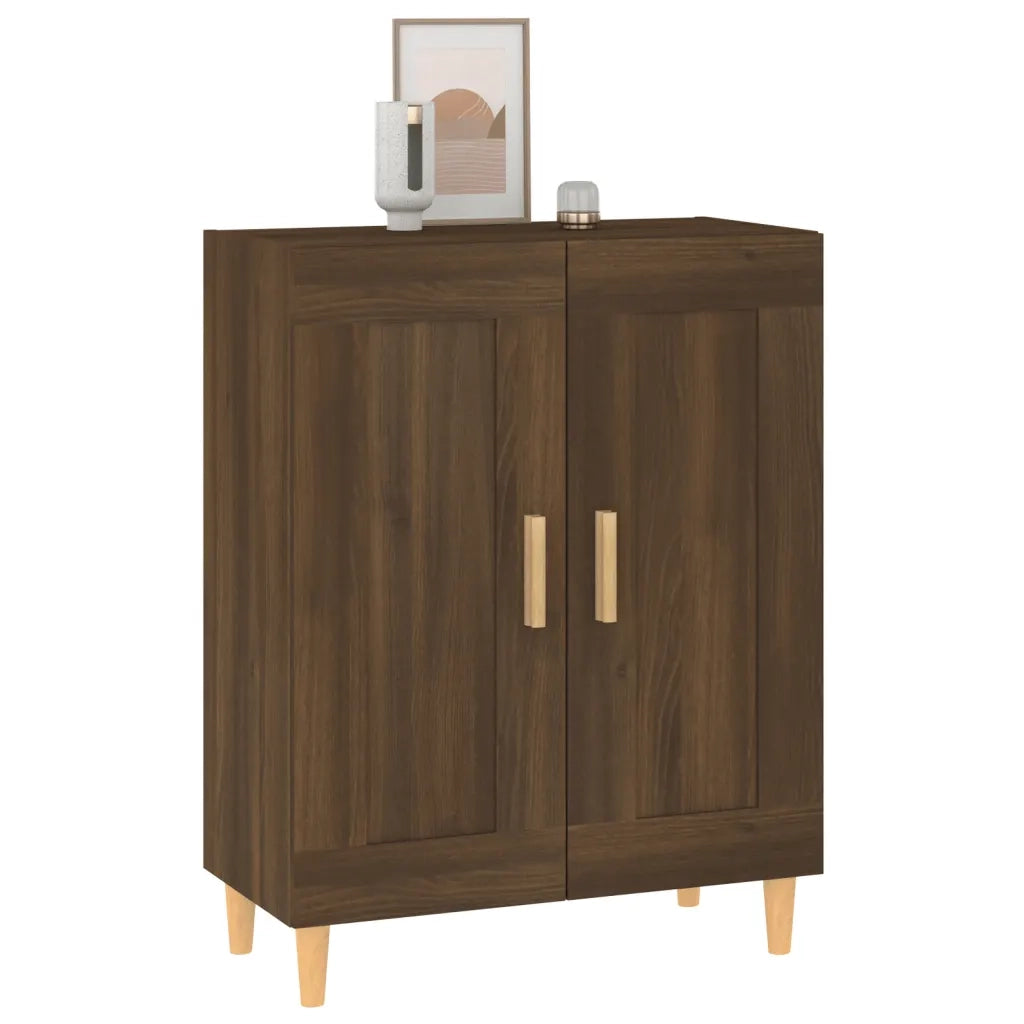 Credenza-Buffet-Armadio da cucina Rovere Marrone 69,5x34x90 cm in Legno Multistrato 235074