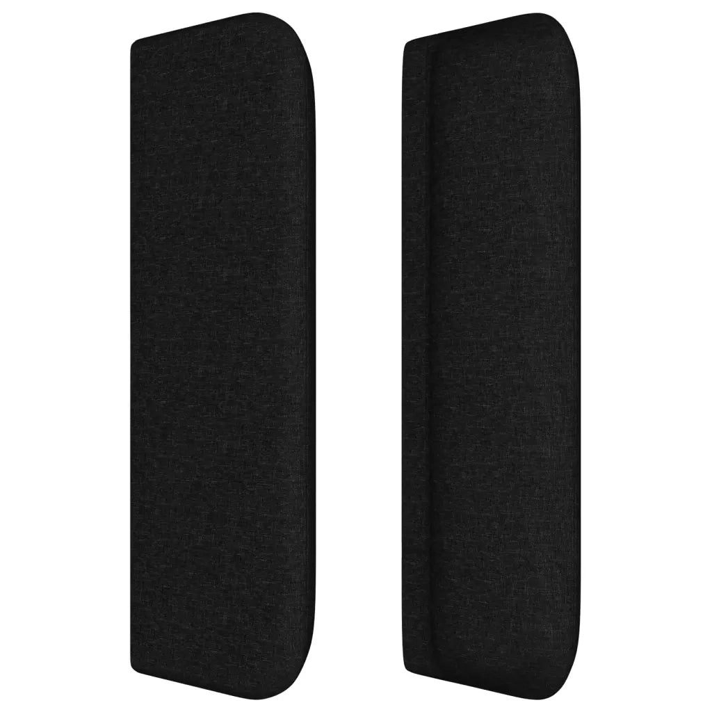 Testiera ad Orecchio Nera 163x16x78/88 cm in Tessuto 3119210