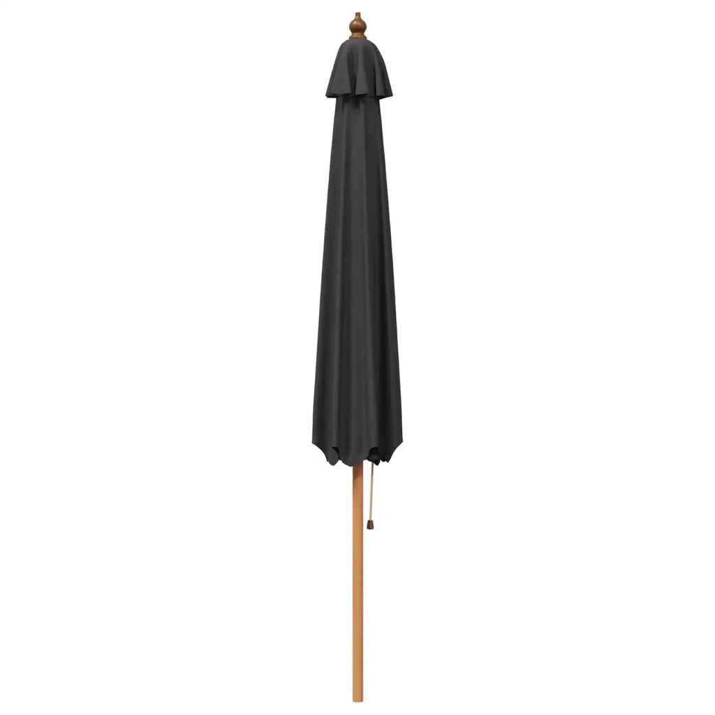 Ombrello da giardino Ø 300 x 248 cm Legno di Eucalipto Massello 42041410
