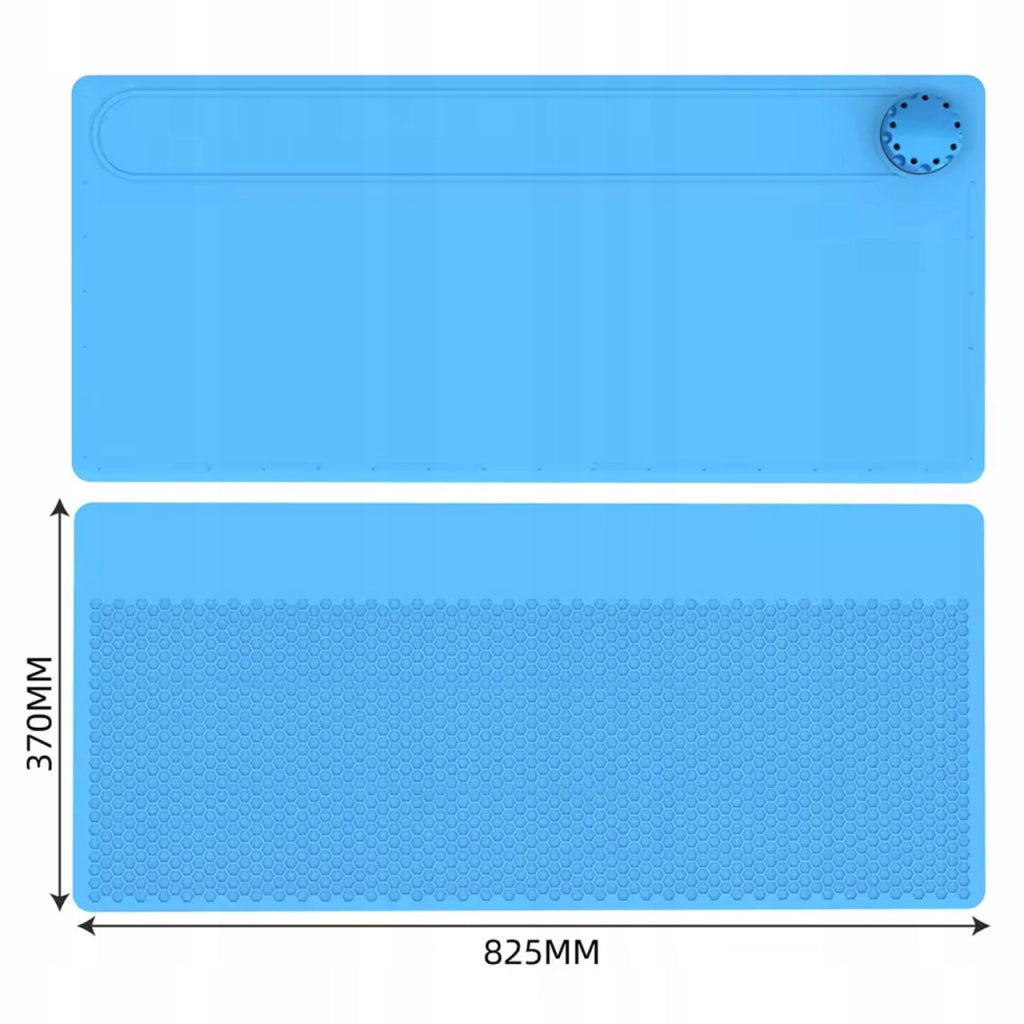 Tappetino Antistatica ESD per Saldatura 825x370 mm – Resistente 500°C | Silicone Organico, Organizer