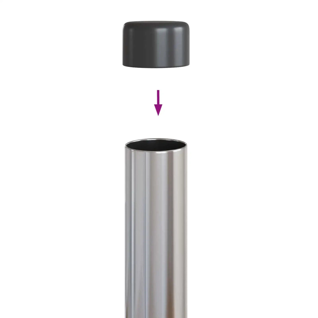 Palo della recinzione 2 pz Argento 60 cm CFW8216577