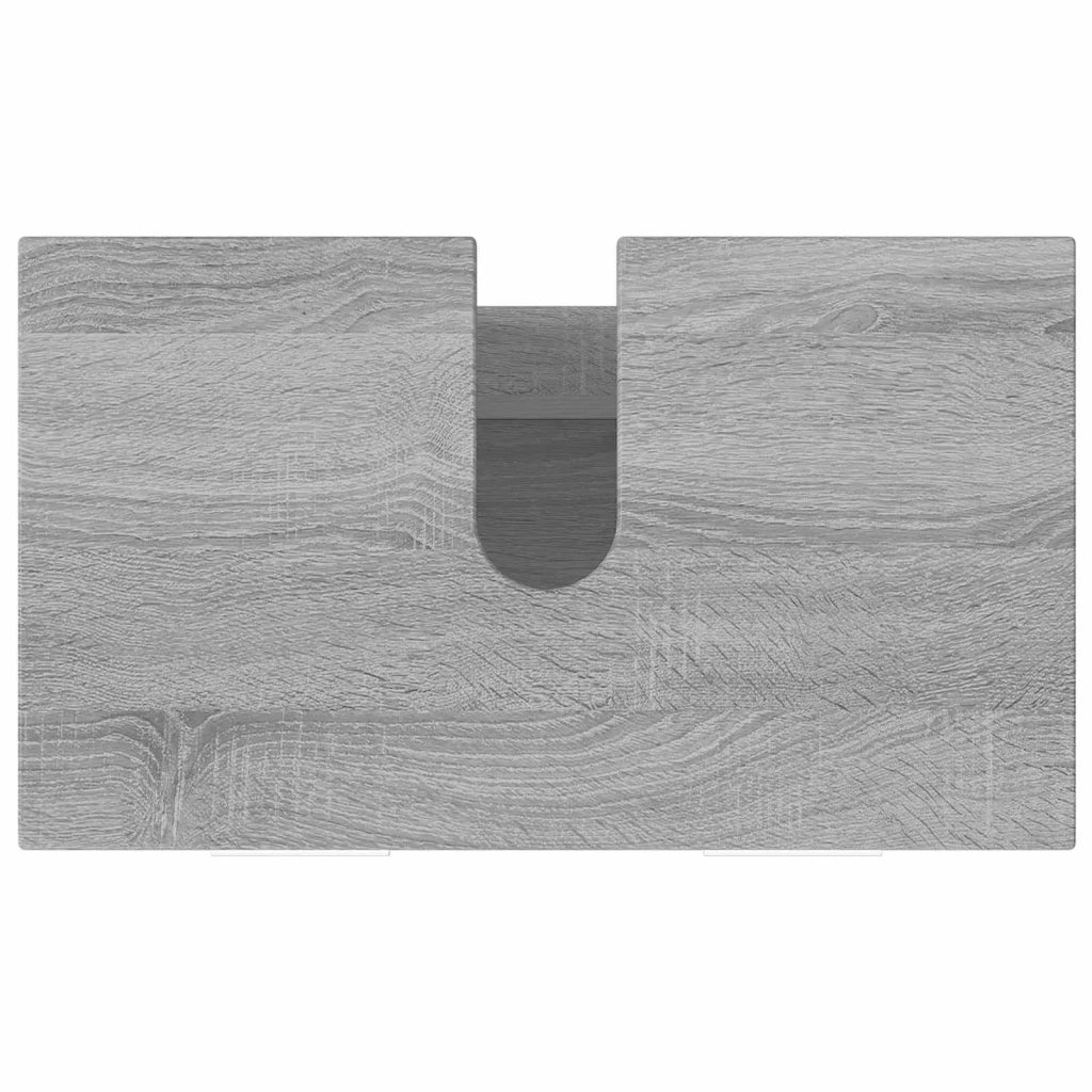 Mobiletto da bagno Sonoma grigio 60 x 35 x 60 cm 889411