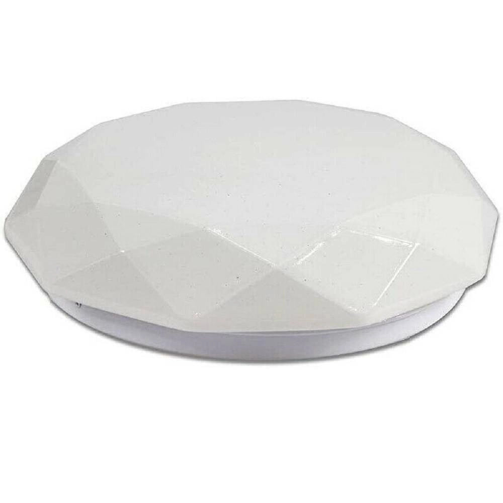 Trade Shop - Plafoniera Led 18w Con Scocca Lavorata Punti Trasparenti Luce 4000k 3000k C-02 - -bianco Naturale      -