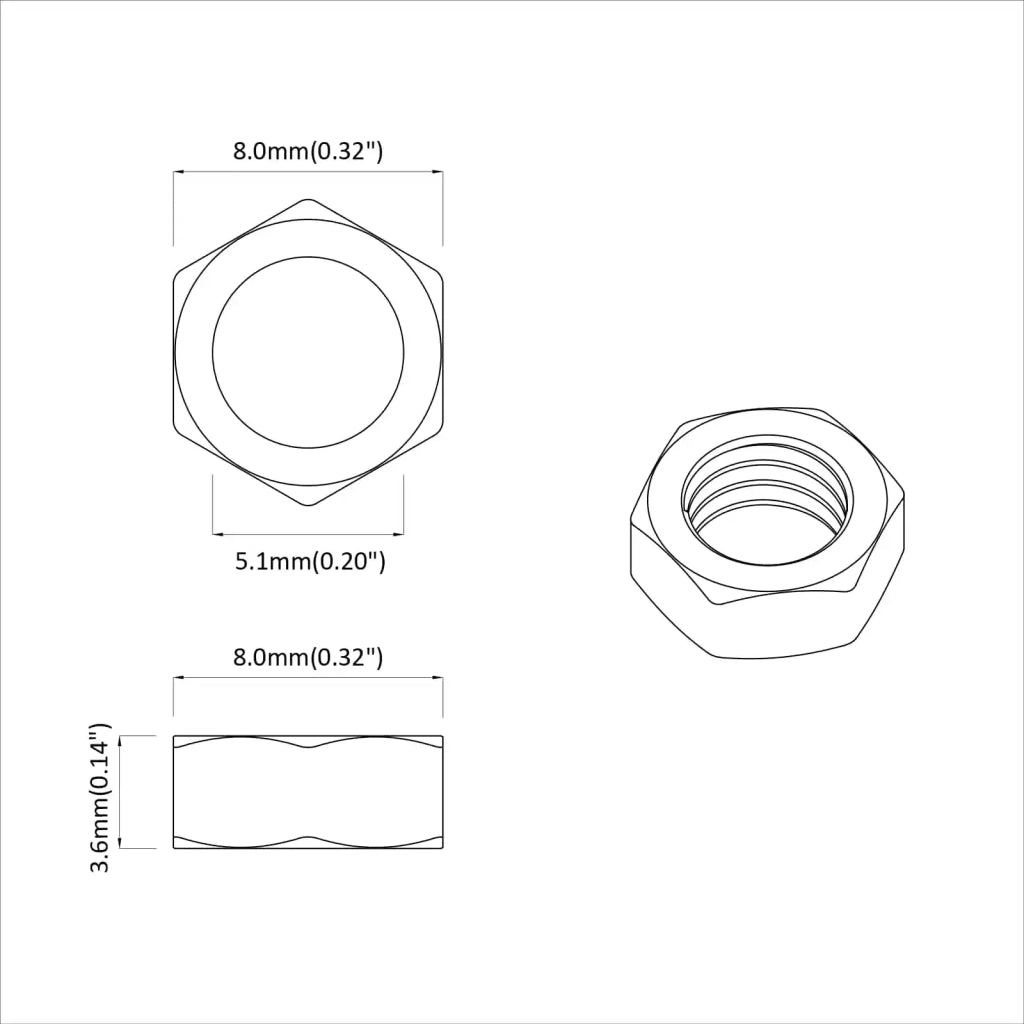 Dado esagonale 23377 pcs Argento Metallo 864468