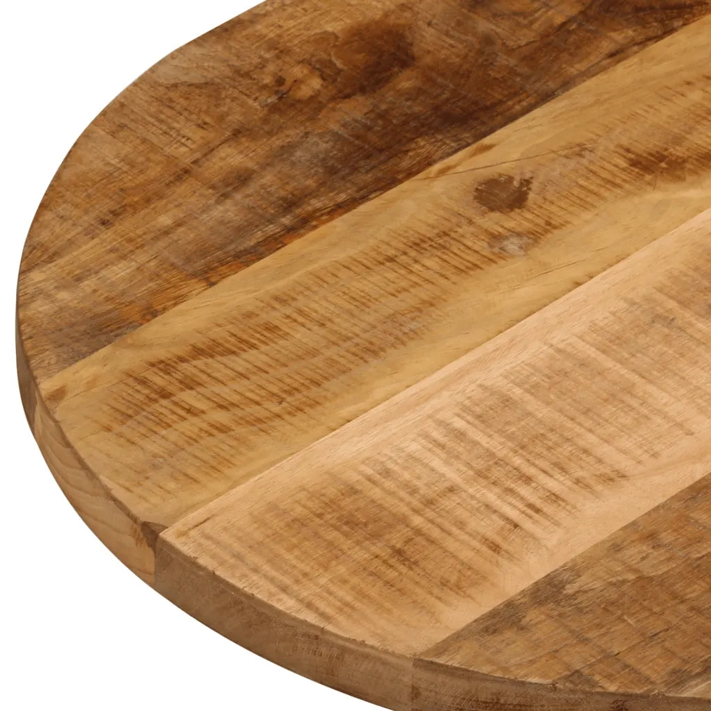Piano Tavolo 100x40x2,5 cm Ovale Legno Massello Grezzo di Mango 370104