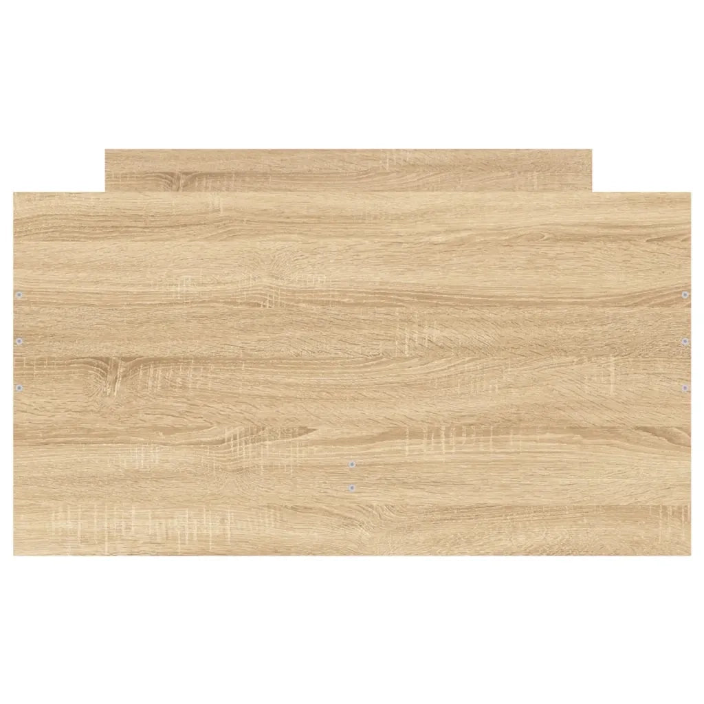 Letto singolo | Letto per adulti | Giroletto con Cassetti Rovere Sonoma 90x190 cm