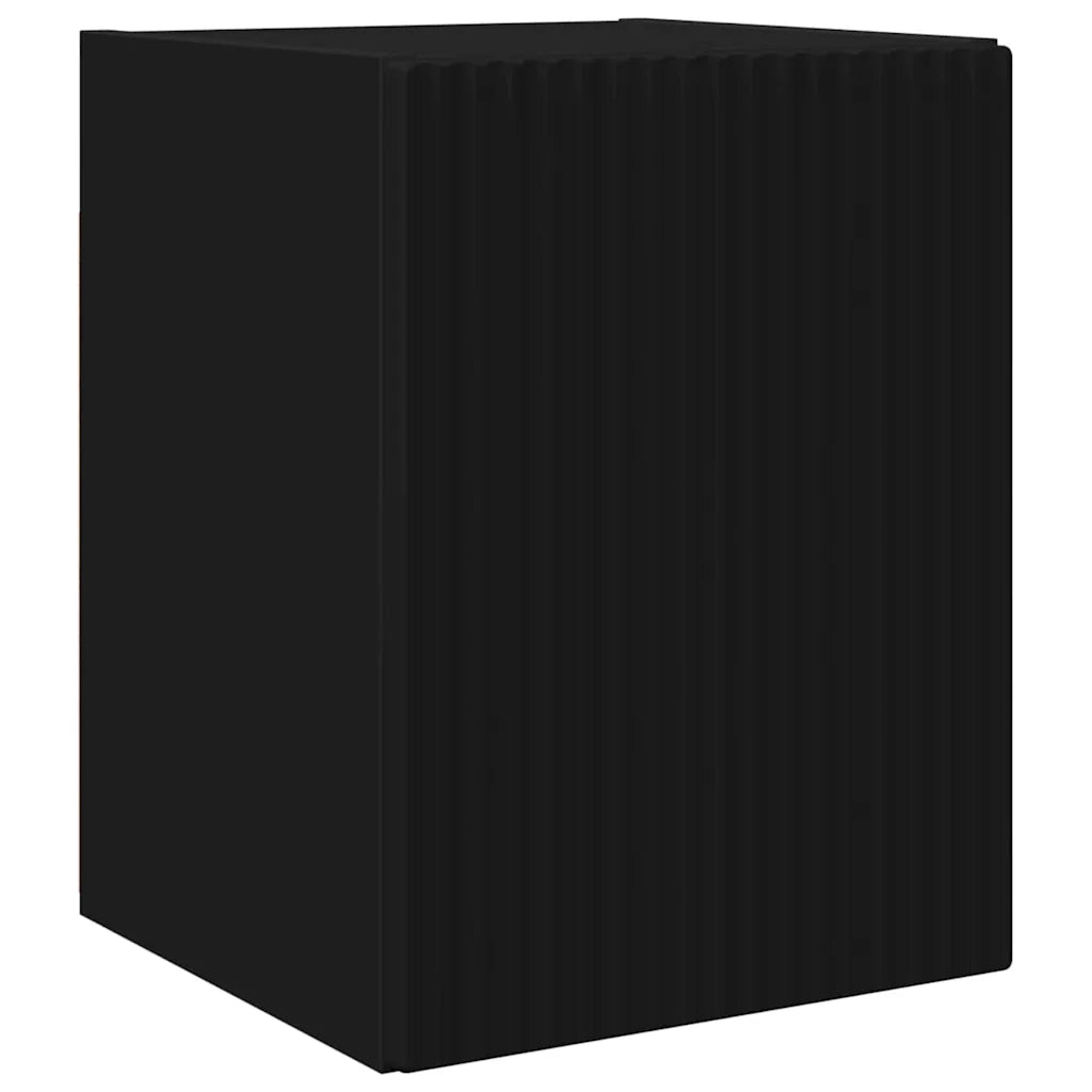 Mobile TV da parete Nero 30 x 31 x 40 cm Legno multistrato 892251