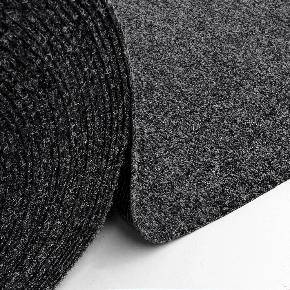Passatoia Ingresso Moquette Asciugapassi Tinta Unita Corridoio Marciapiede 50x200 Cm Antracite
