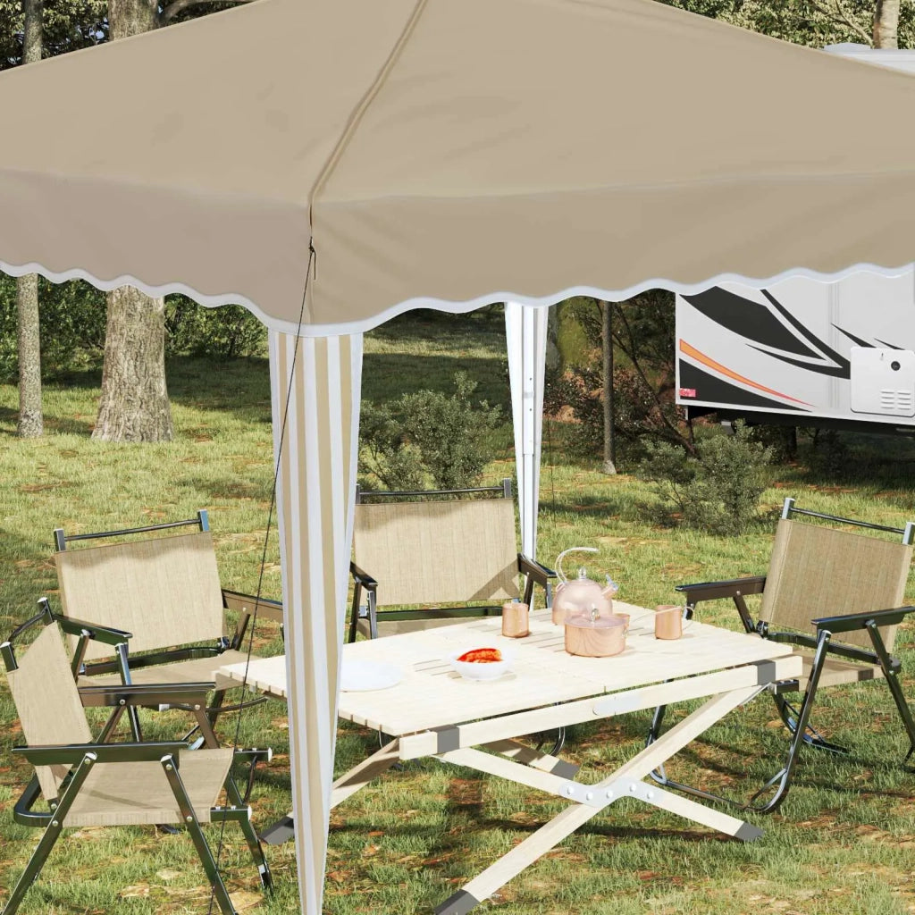 Tenda per feste a pop-up-Gazebo Crema 288 x 288 x 245 cm 309668