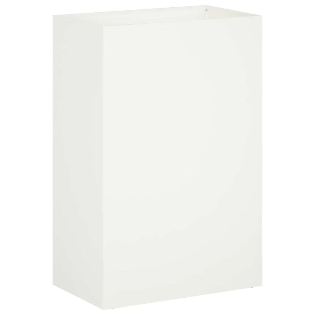 Vaso da giardino Bianco 50 x 30 x 75 cm 8005542