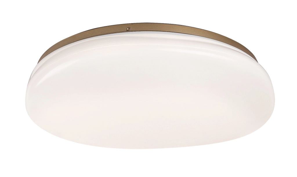 Plafoniera rotonda LED Caliope bianco oro IP44 Rabalux