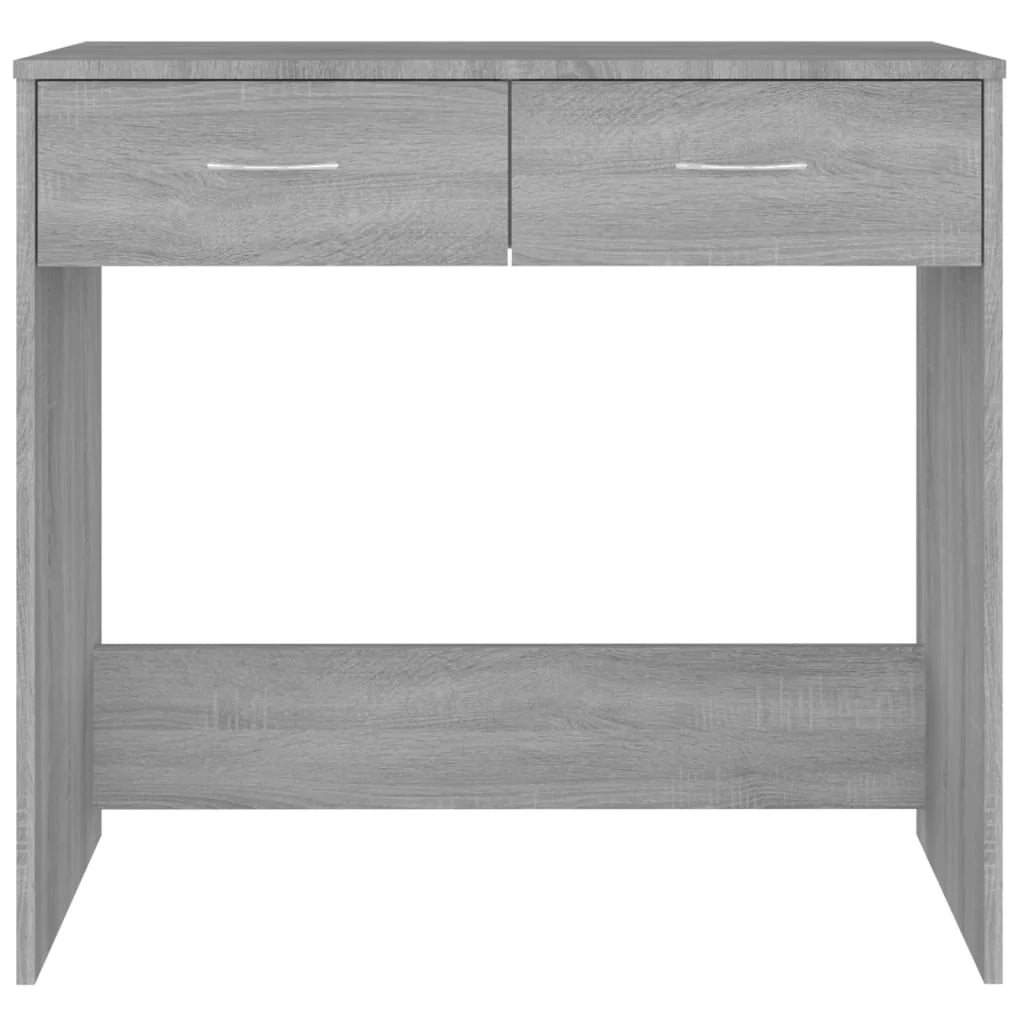 Scrivania Sonoma postazione computer mobile per computer scrivania da studio 80 x 40 x 75 cm legno ingegnerizzato grigio 02_0023963
