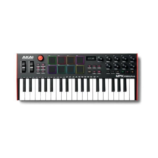 Tastiera controller akai professional mpk mini plus black e red - 0694318025802