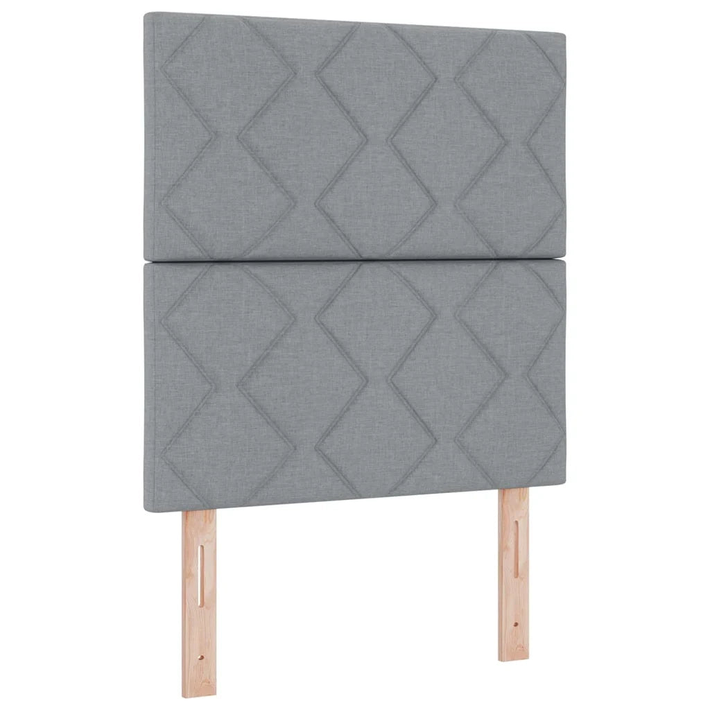 Struttura del letto Grigio chiaro 80 x 200 cm Tessuto 3344760